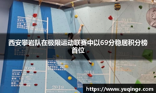 西安攀岩队在极限运动联赛中以69分稳居积分榜首位
